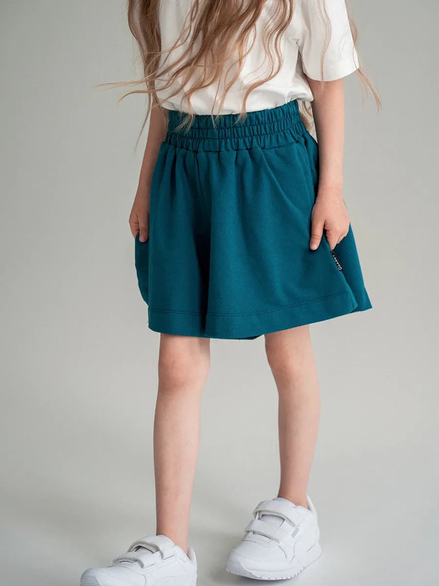 Шорты юбка для девочки, плотные