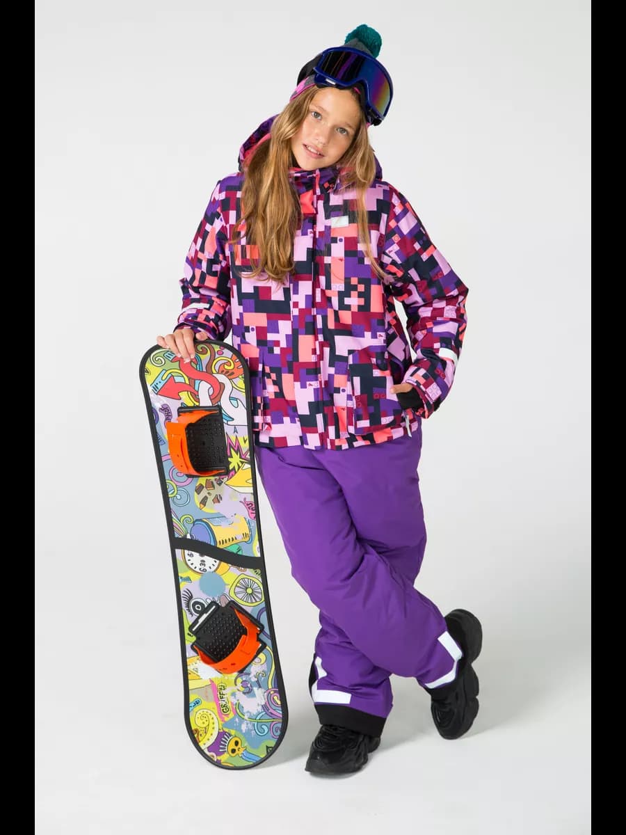 комбинезон зимний для девочки