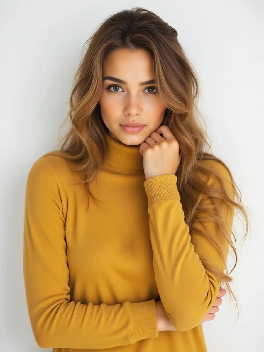 Водолазка с длинным рукавом