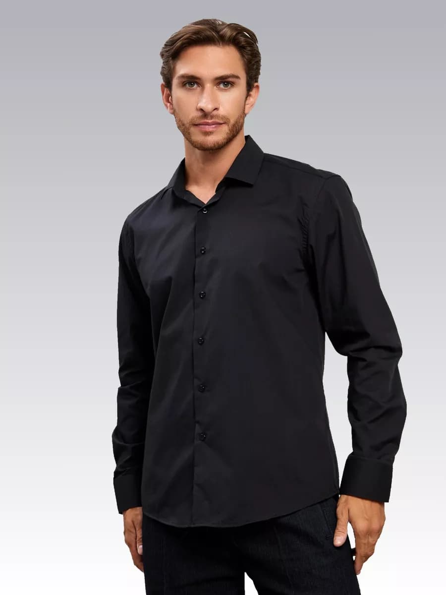 Рубашка классическая приталенная