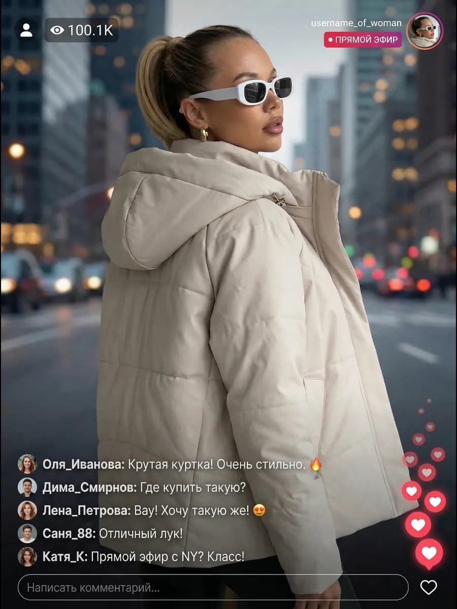 Куртка демисезонная с капюшоном