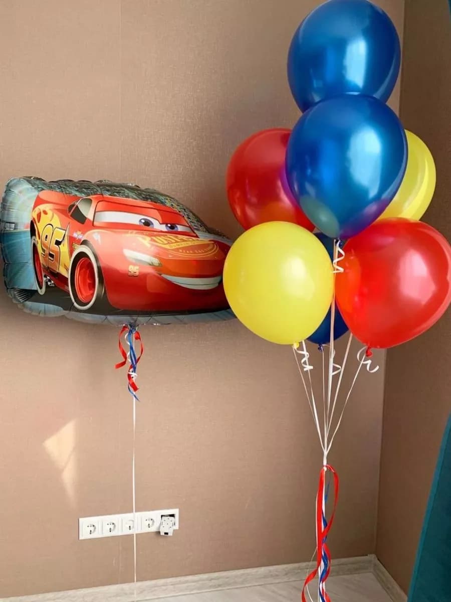 Набор воздушных шаров тачки Молния МакКуин 56 см