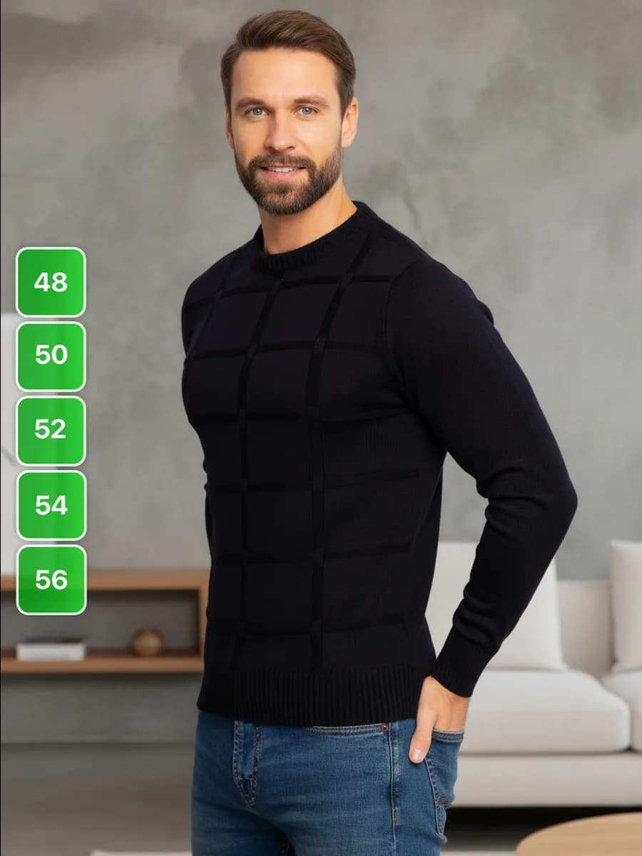 Свитер вязаный