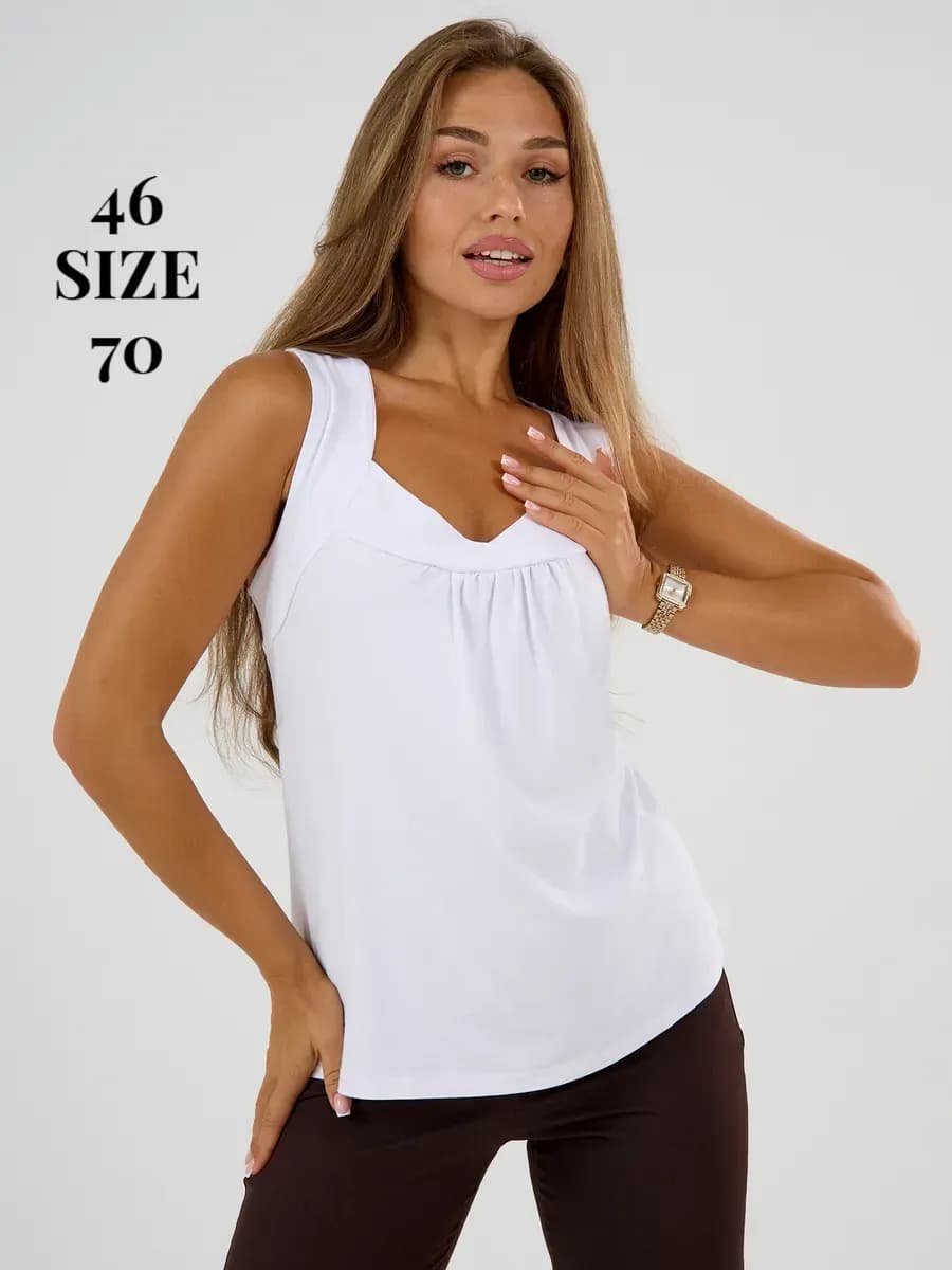 Майка больших размеров под пиджак - фото 1