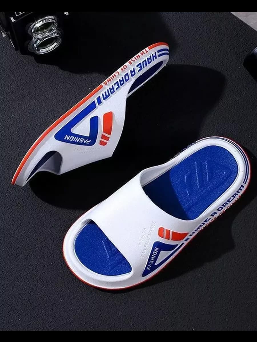 Шлепанцы пляжные SPORT бело-синий