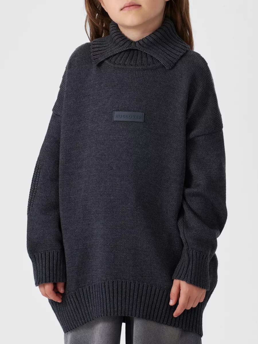 88557 Джемпер детский вязаный dark grey - фото 1