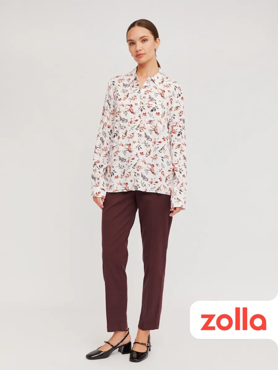 Женские брюки-чинос со средней посадкой