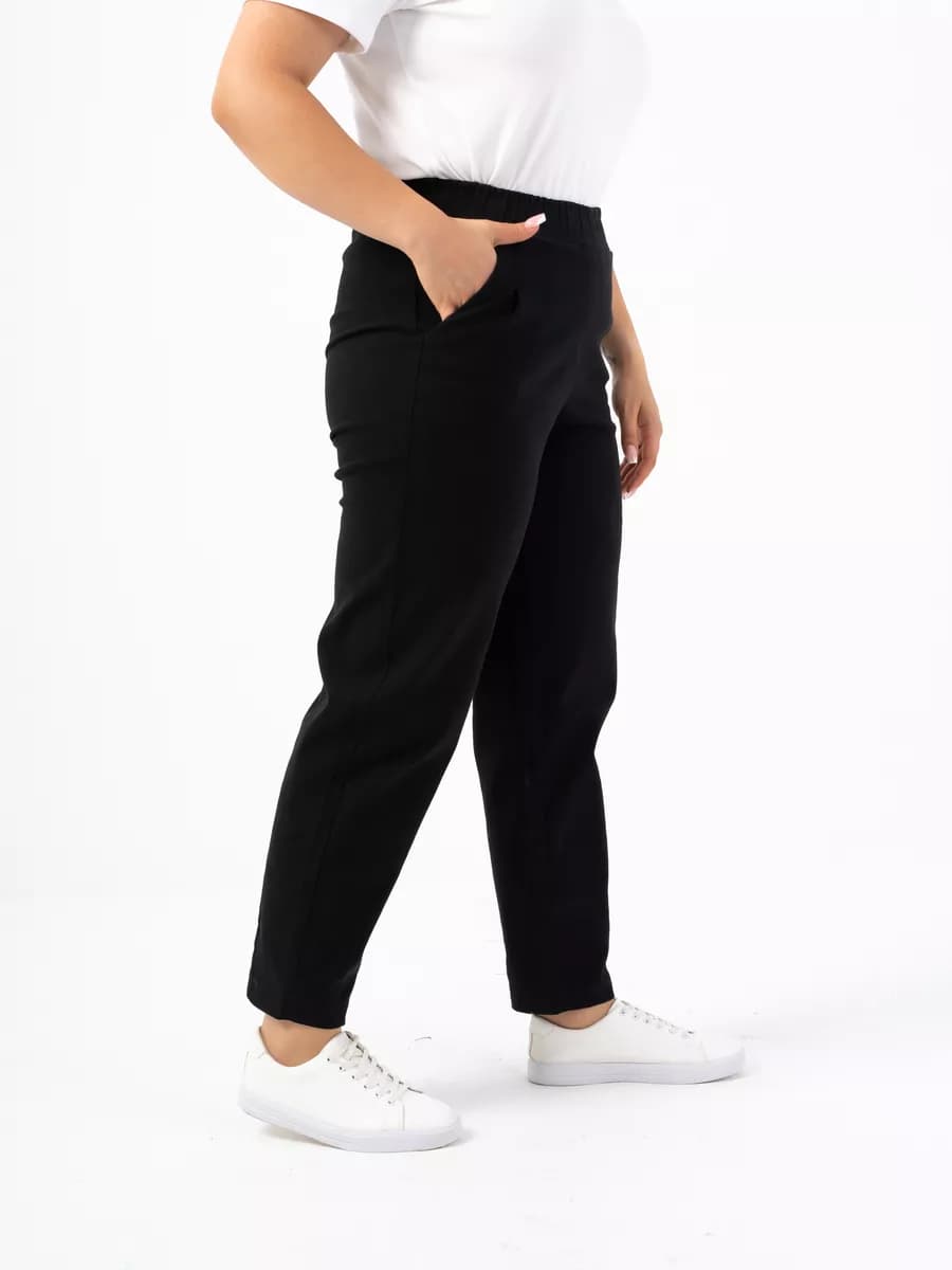 Брюки женские джинсовые на резинке