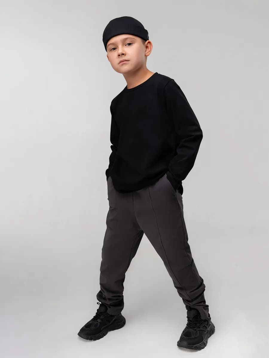 Брюки прямые свободные