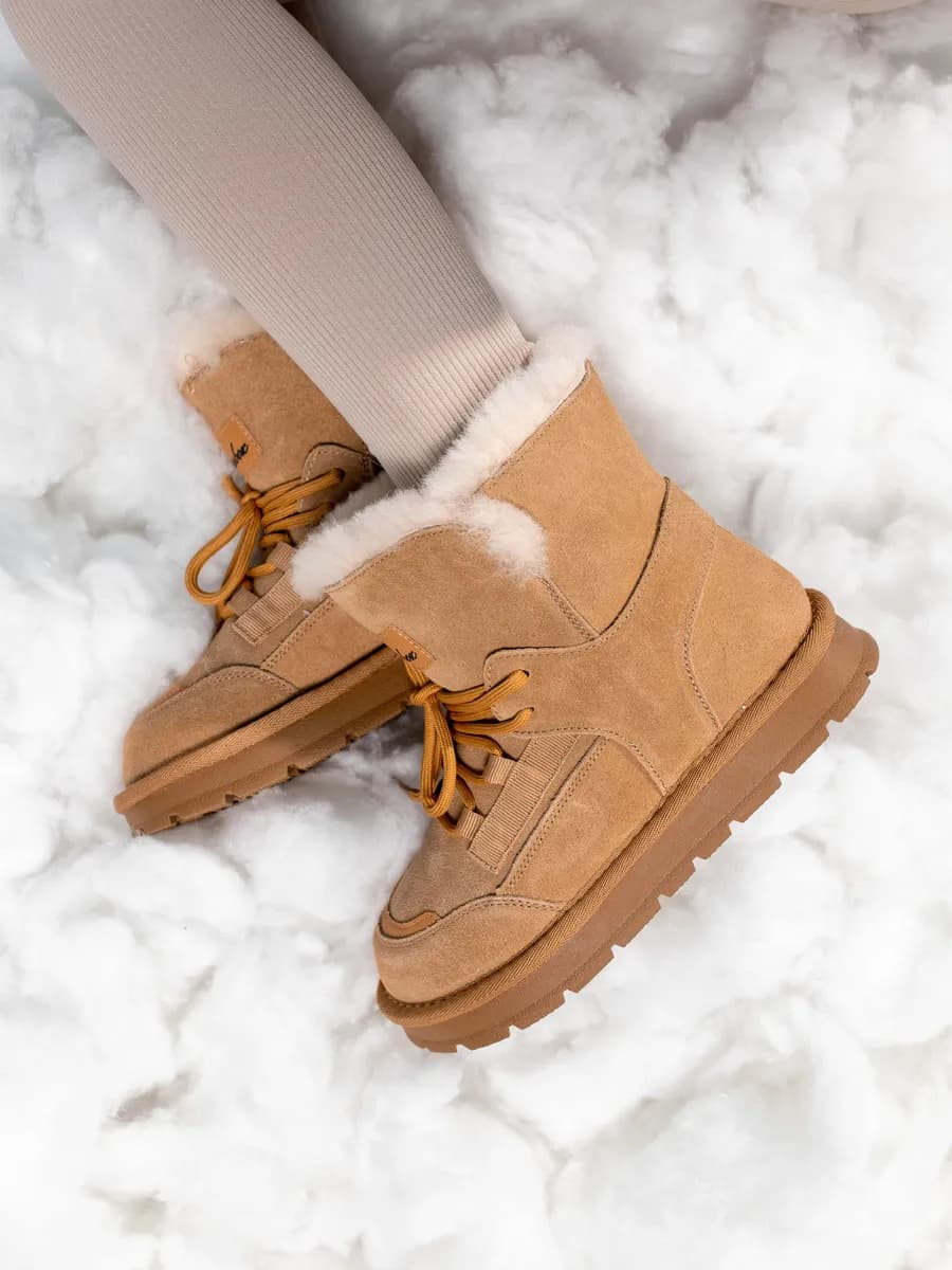 Угги из натуральной замши - фото 1