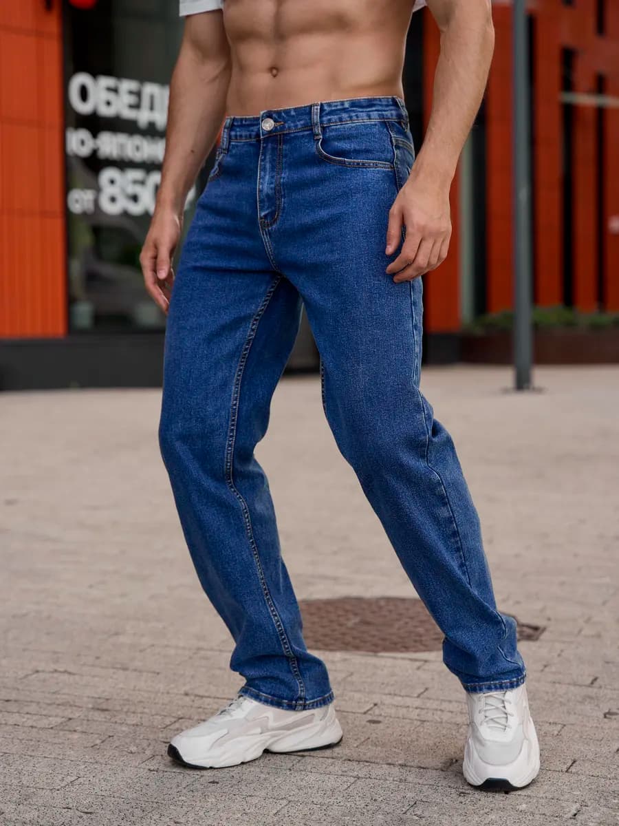 Джинсы прямые классические