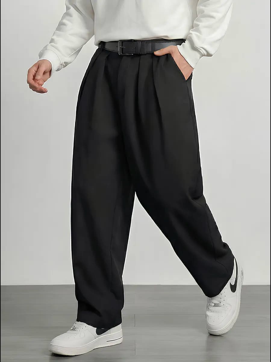 Брюки классические широкие оверсайз