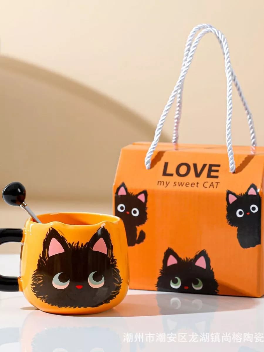 Кружка для чая и кофе Котик - фото 1