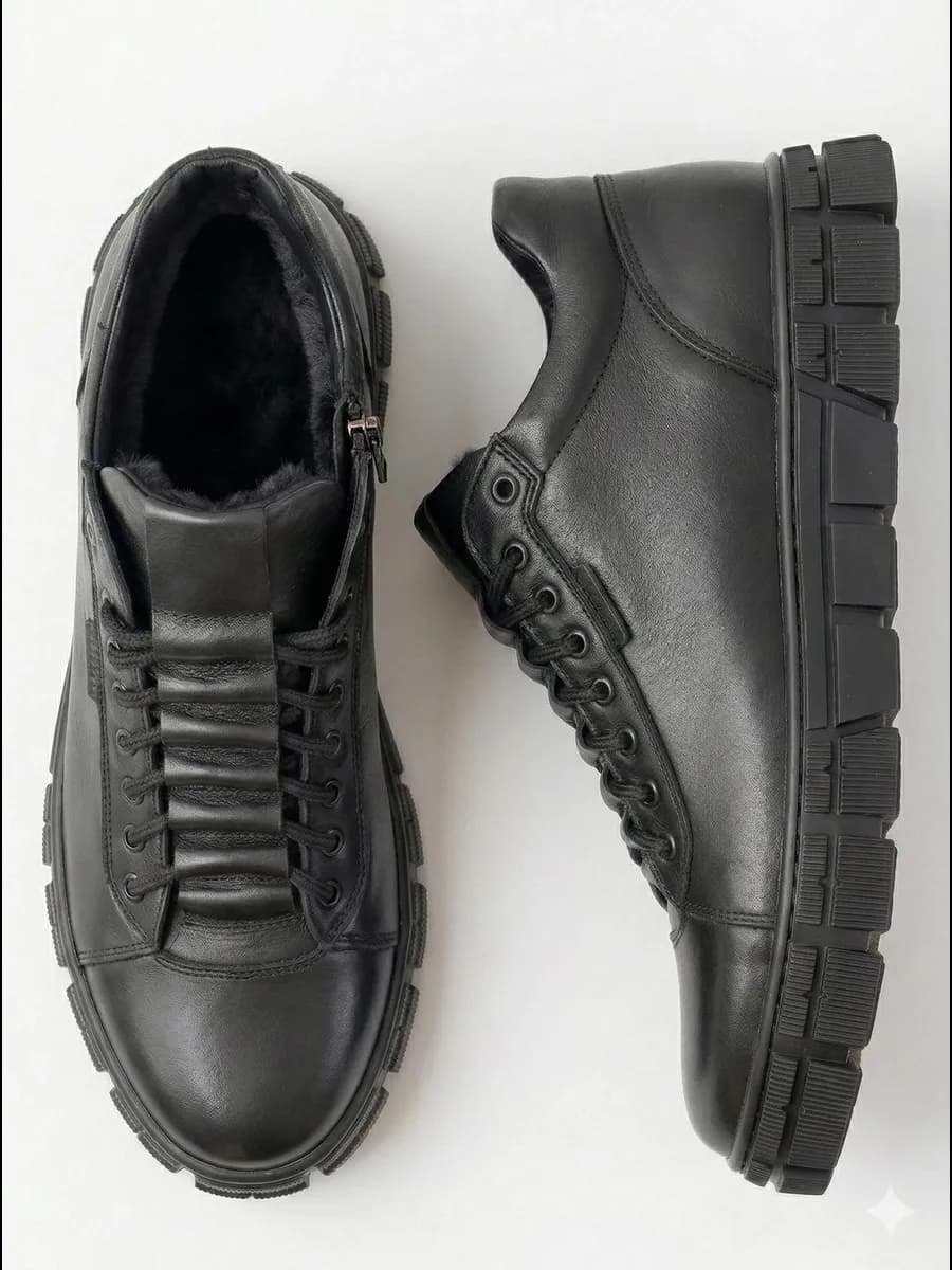 Ботинки зимние кеды с мехом