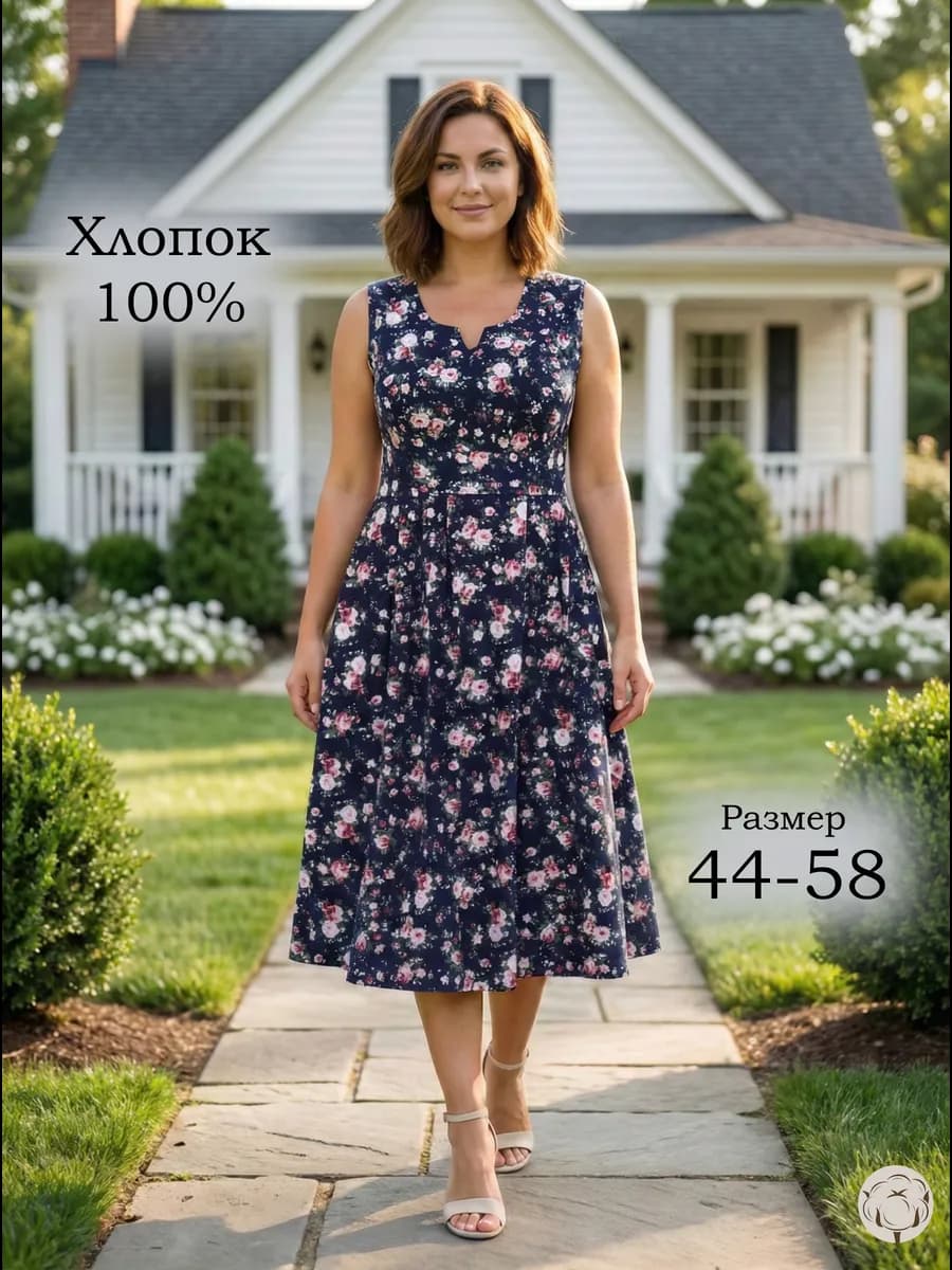 Сарафан повседневный для дома