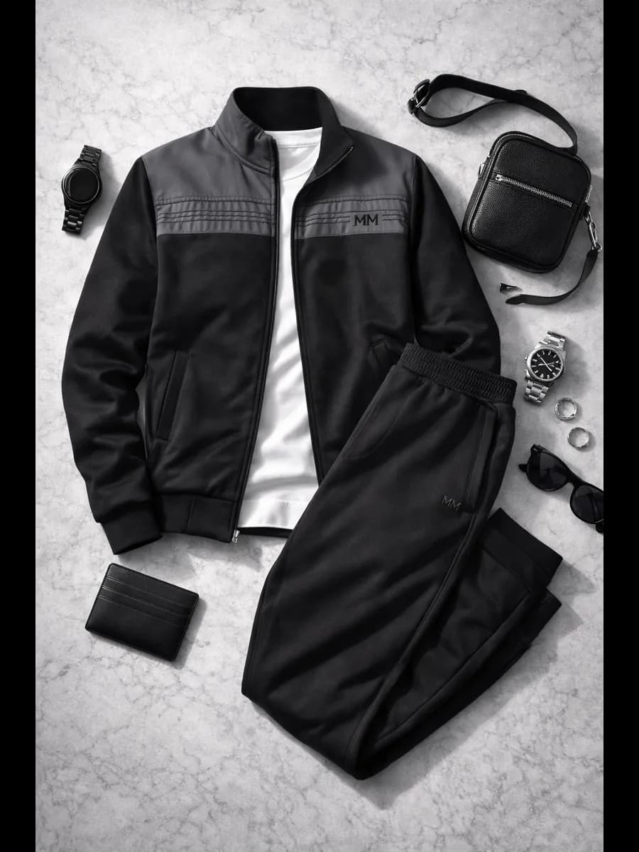 Спортивный костюм на молнии без начеса