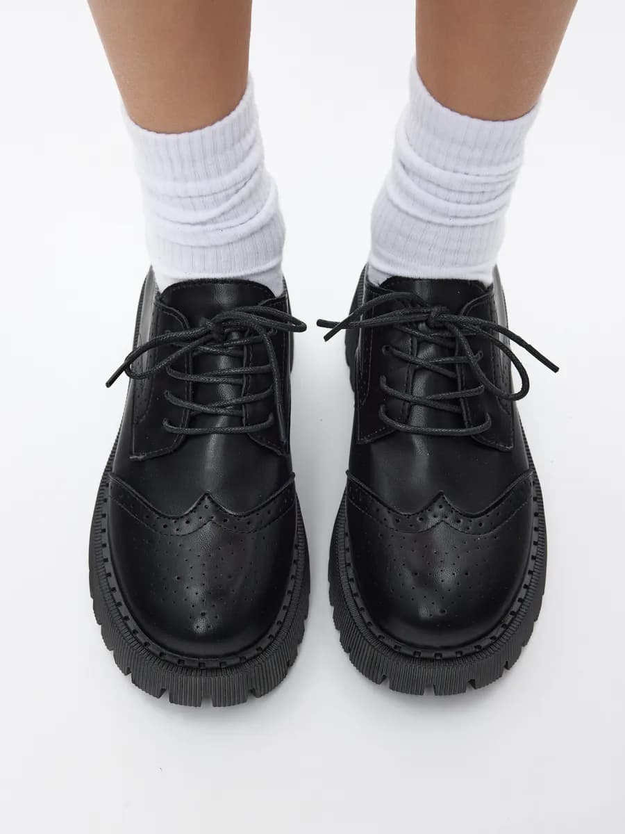 Полуботинки на шнурках демисезонные