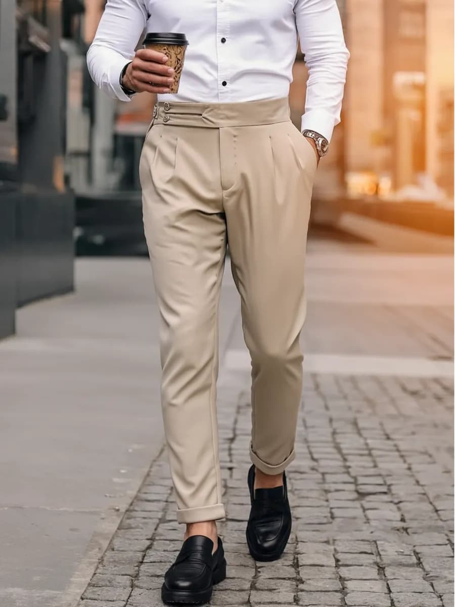 Брюки классические зауженные