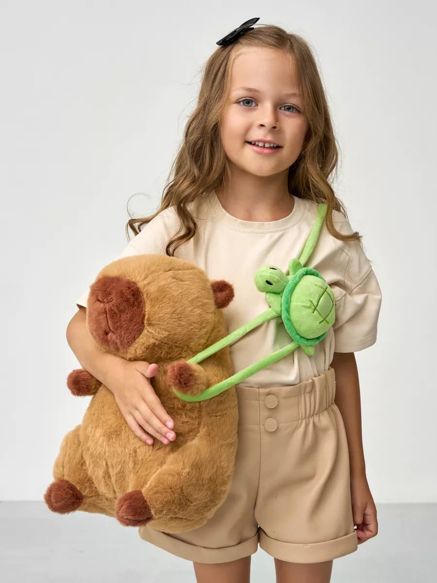 Капибара игрушка мягкая 30 см