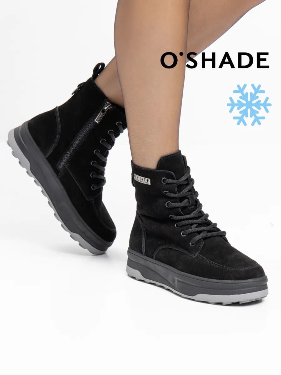 O'SHADE Ботинки зимние женские на платформе