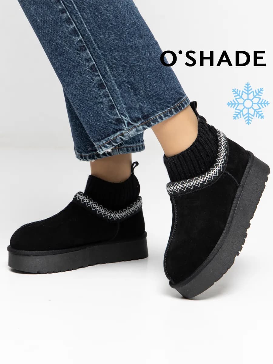 Угги зимние женские короткие с носком