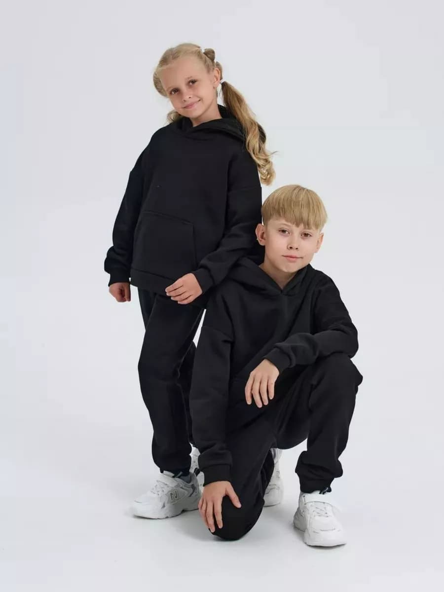 Костюм с начёсом спортивный детский