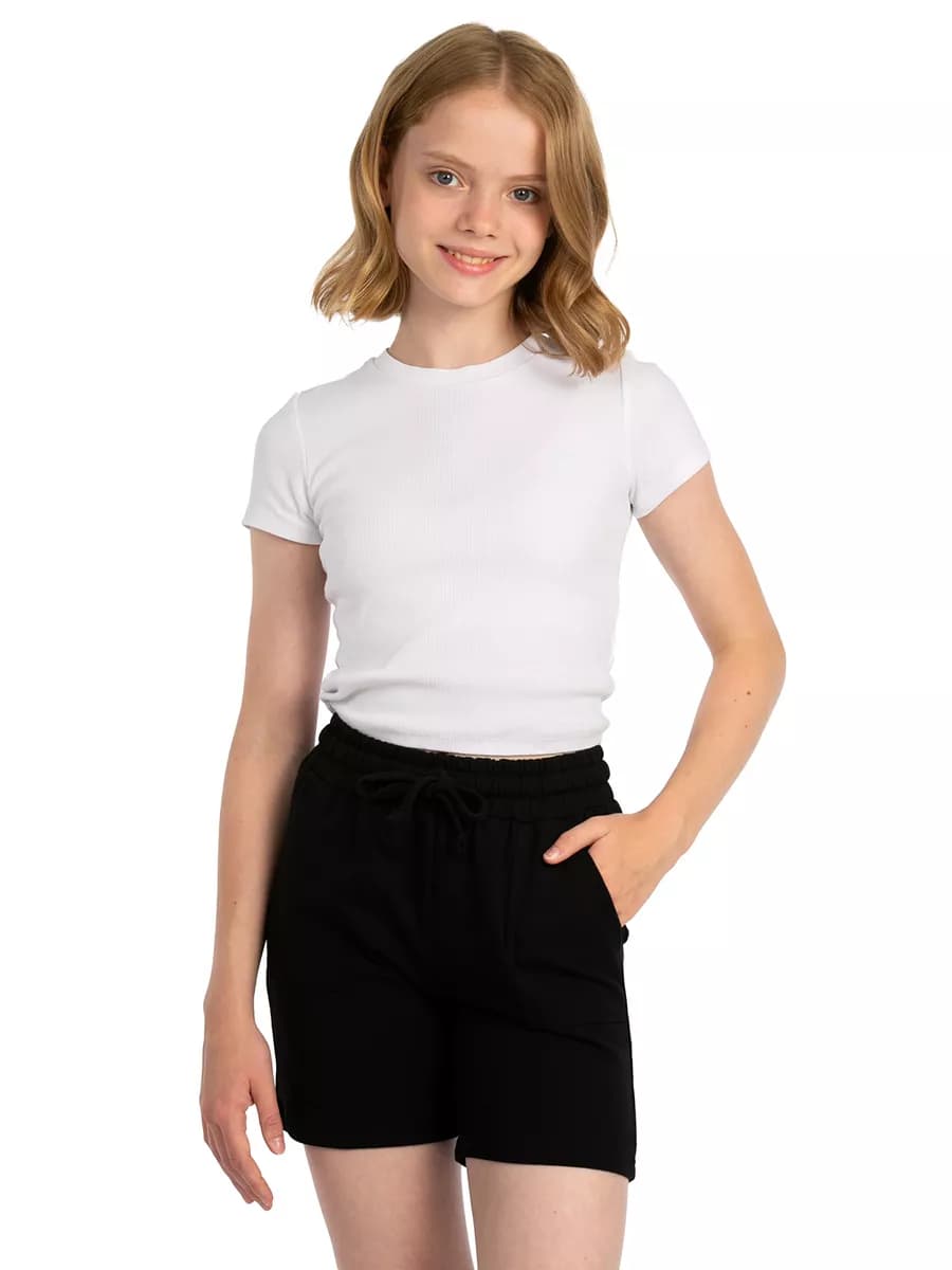 Шорты хлопковые школьные