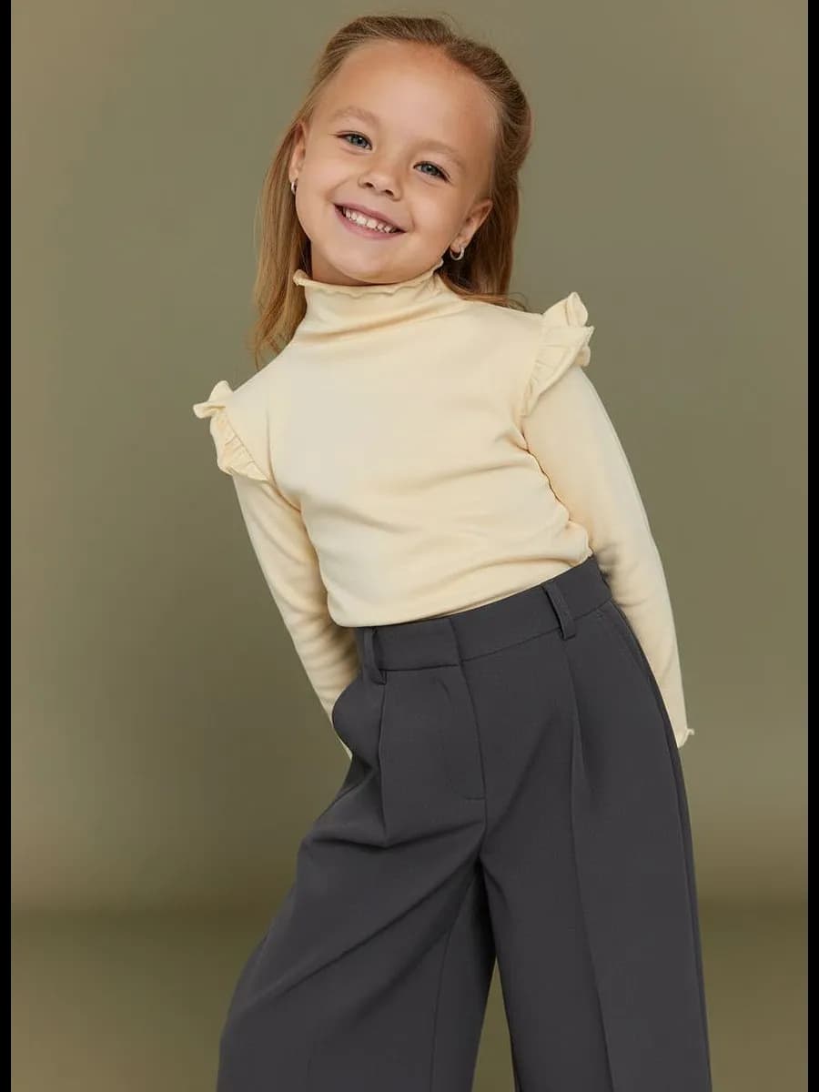 Водолазка детская с рюшами