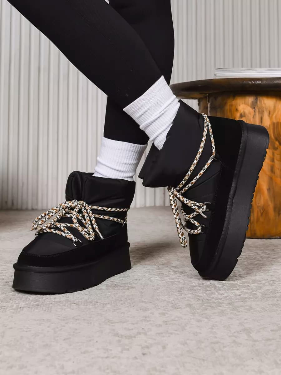 Дутики зимние черные