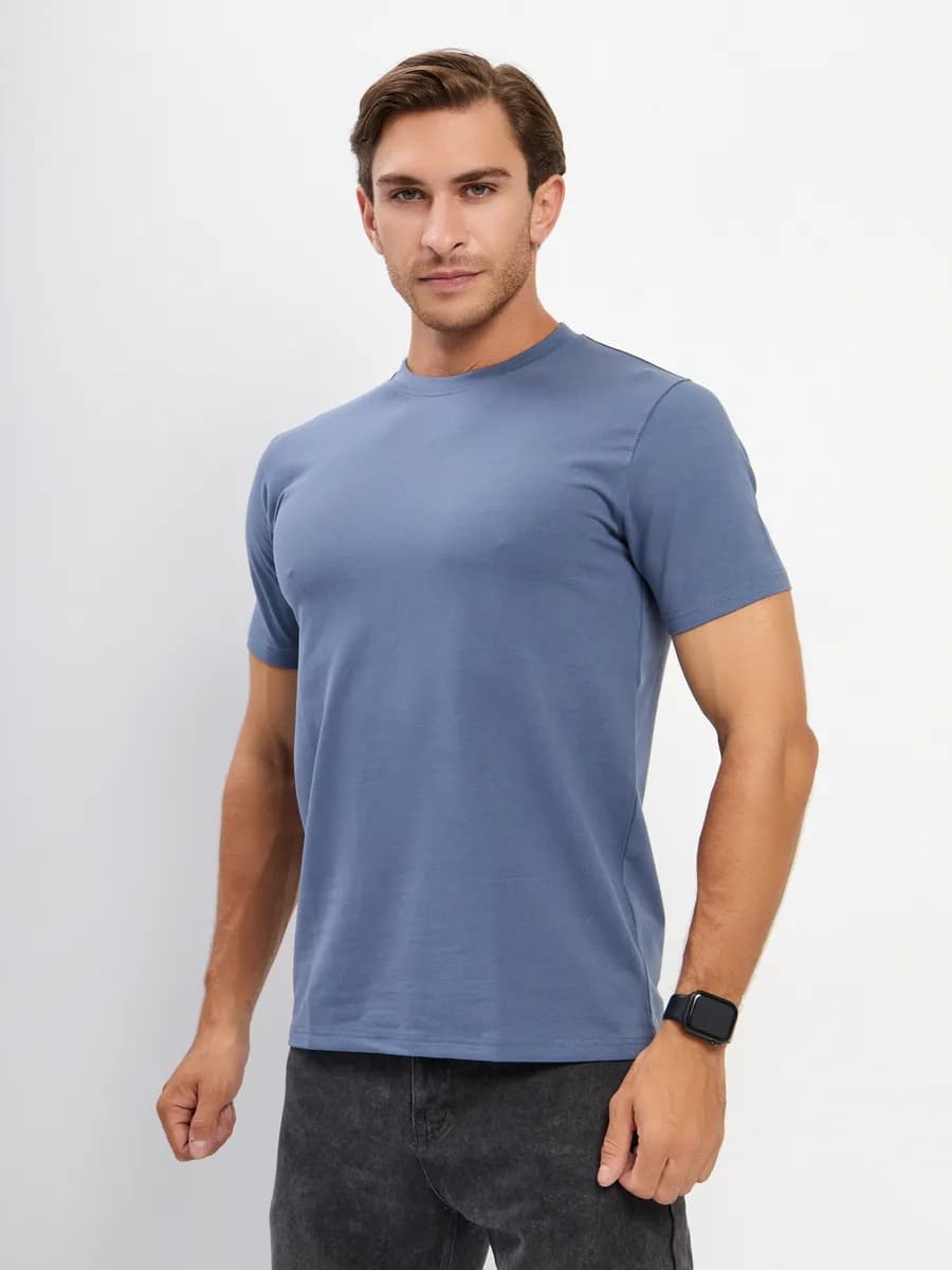 Футболка однотонная хлопок