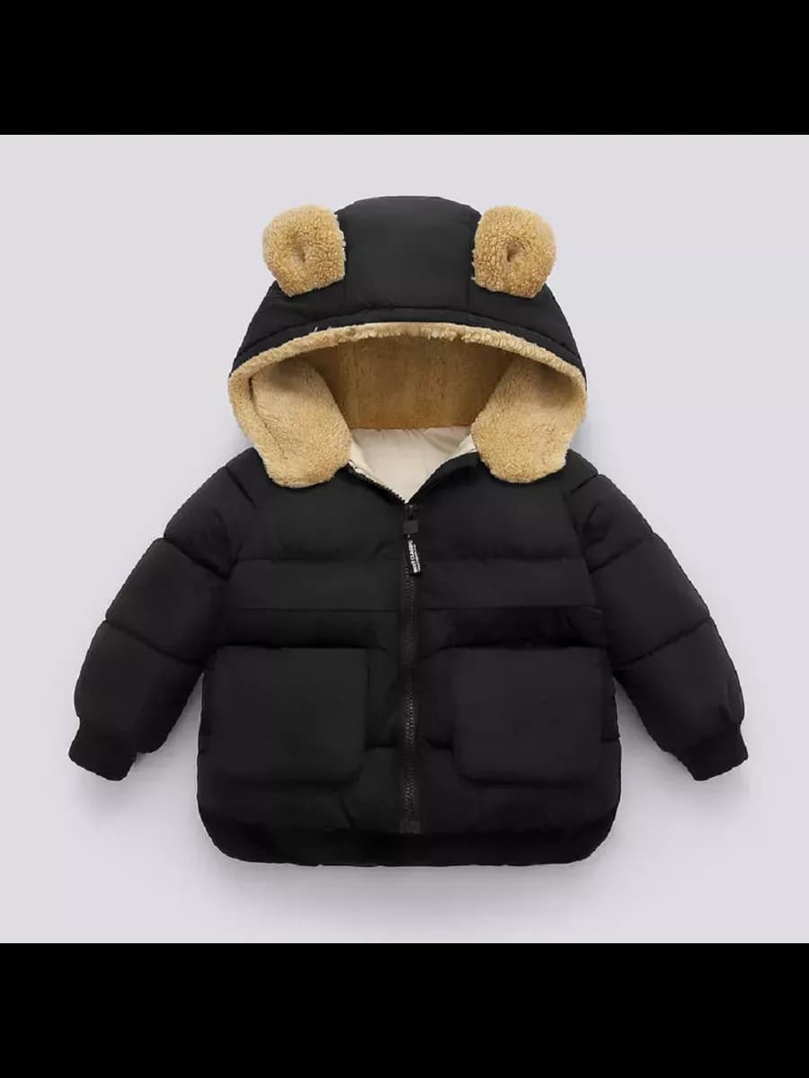Куртка демисезонная для детей с капюшоном и ушками
