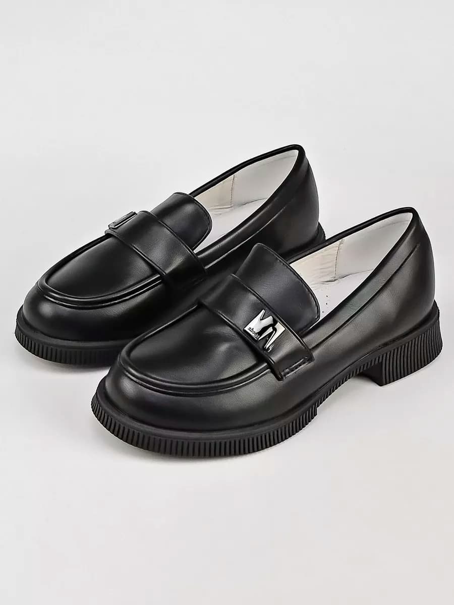 Лоферы классические на низком каблуке - фото 1