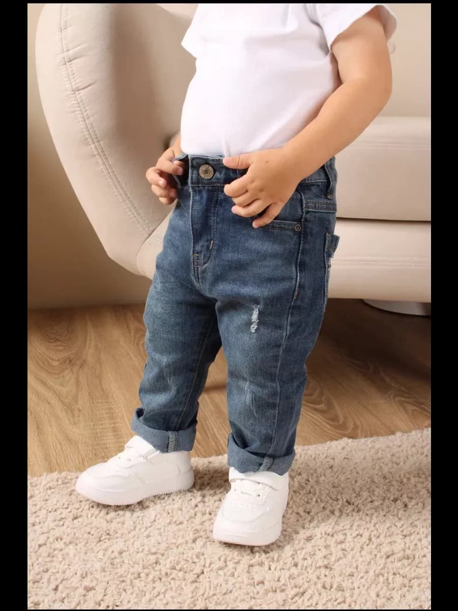 Джинсы для мальчика детские на резинке