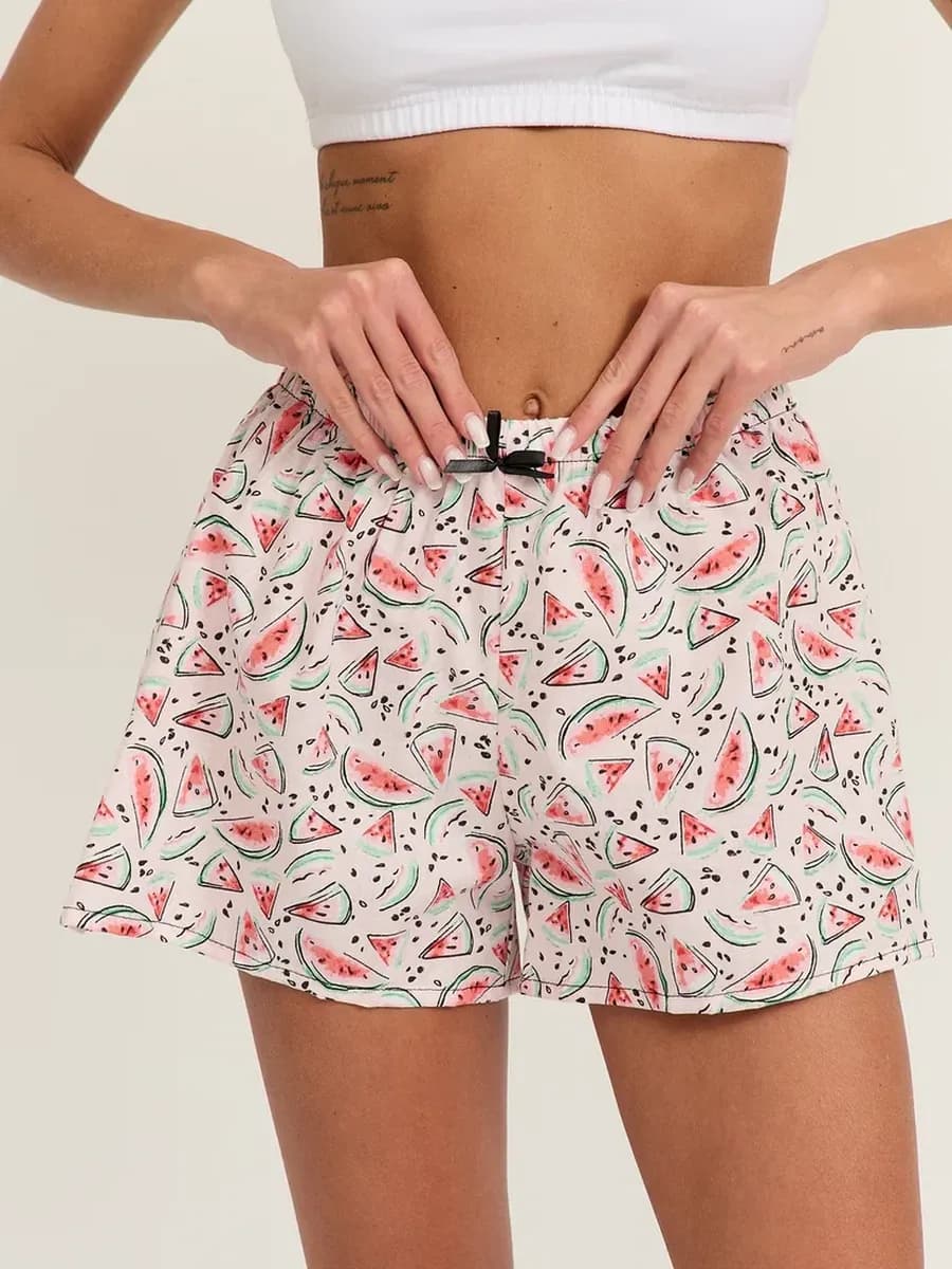 Шорты пижамные домашние из хлопка