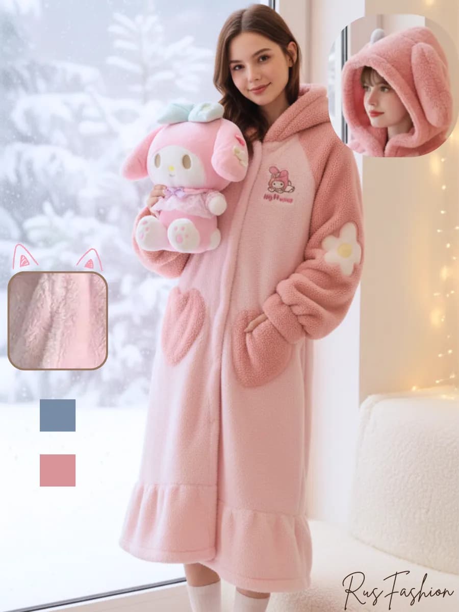 Халат-кигуруми теплый домашний