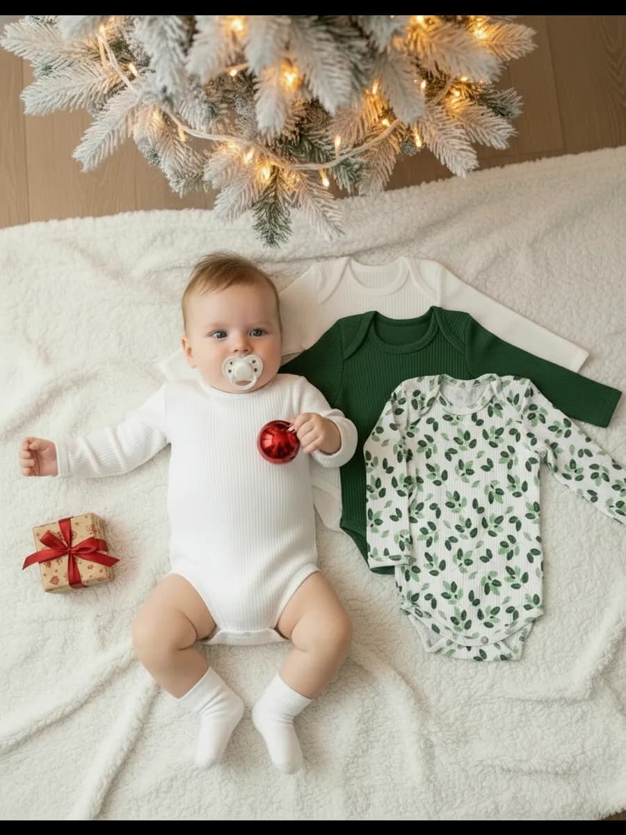 Боди для новорожденных с длинным рукавом