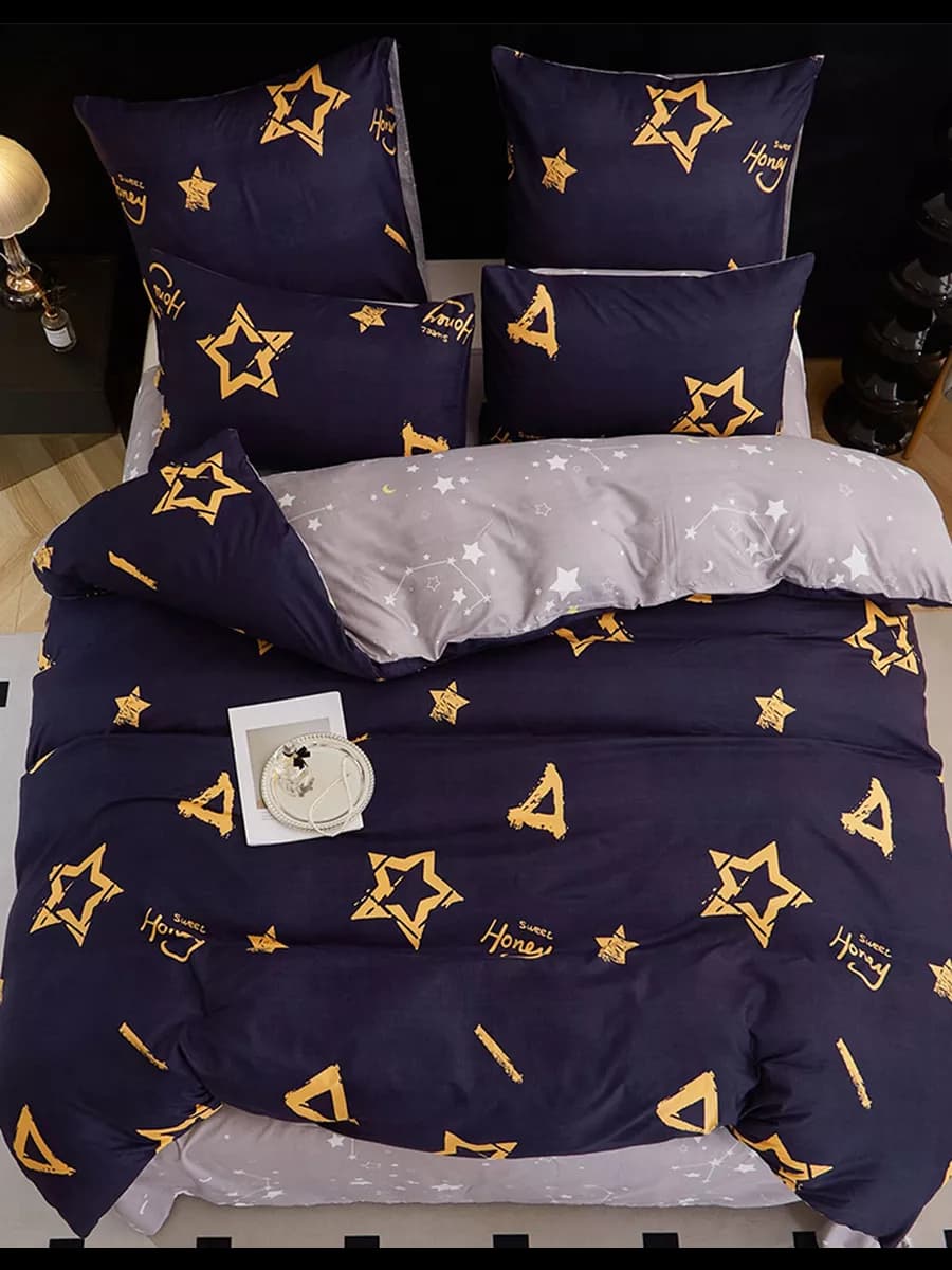 Постельное белье 1.5 спальное Сатин A-029