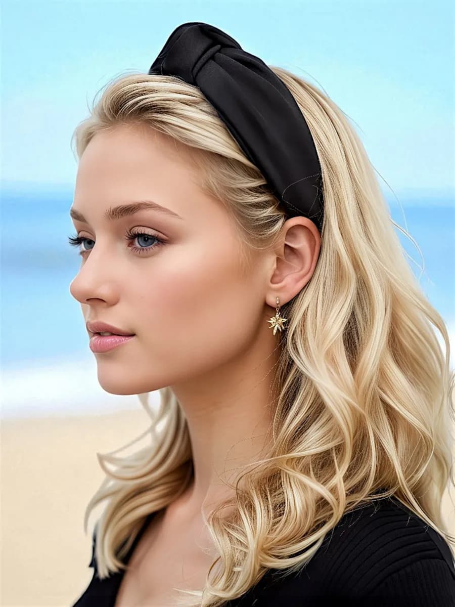 Ободок для волос с узлом