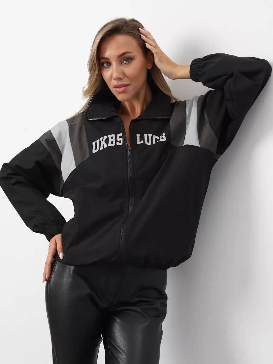 Олимпийка- ветровка ретро 90 ых диско винтажная оверсайз