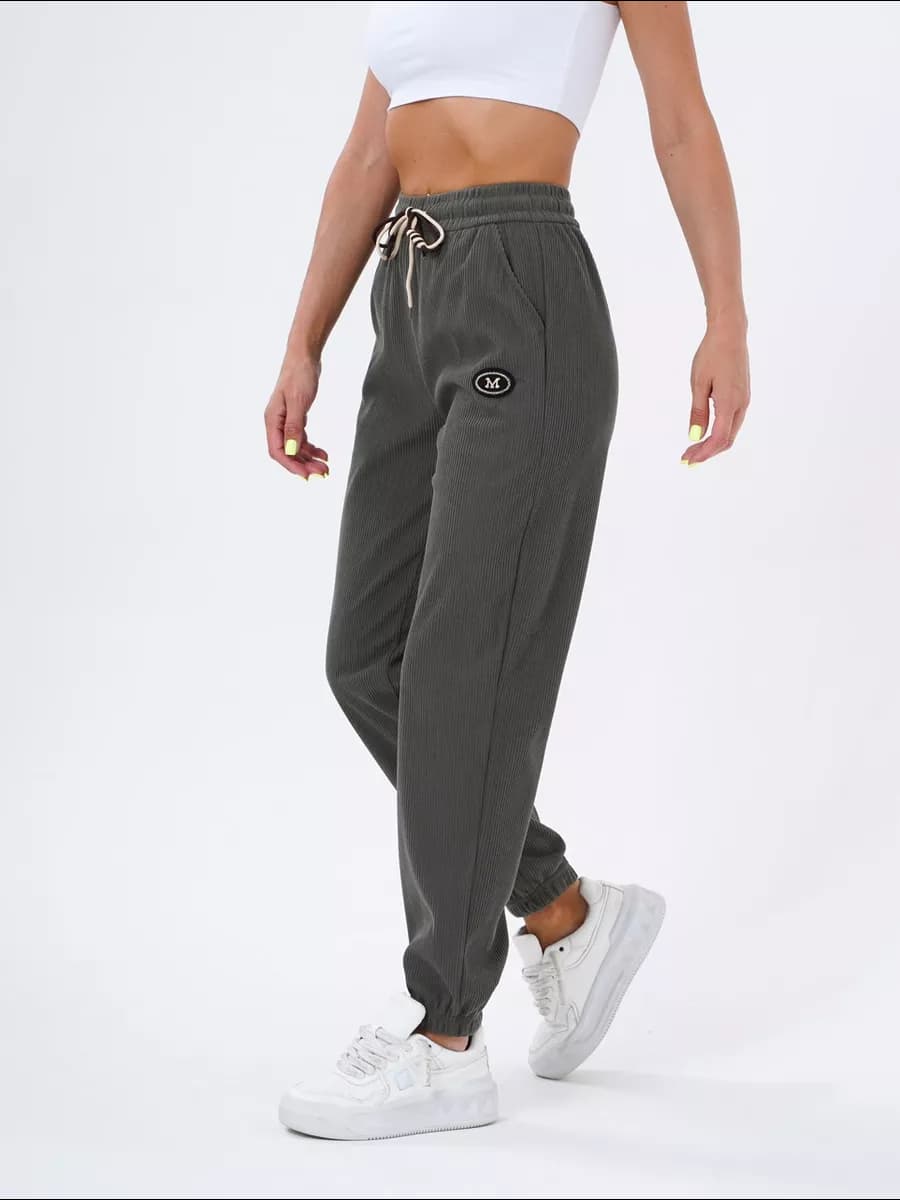 Брюки вельветовые спортивные джоггеры