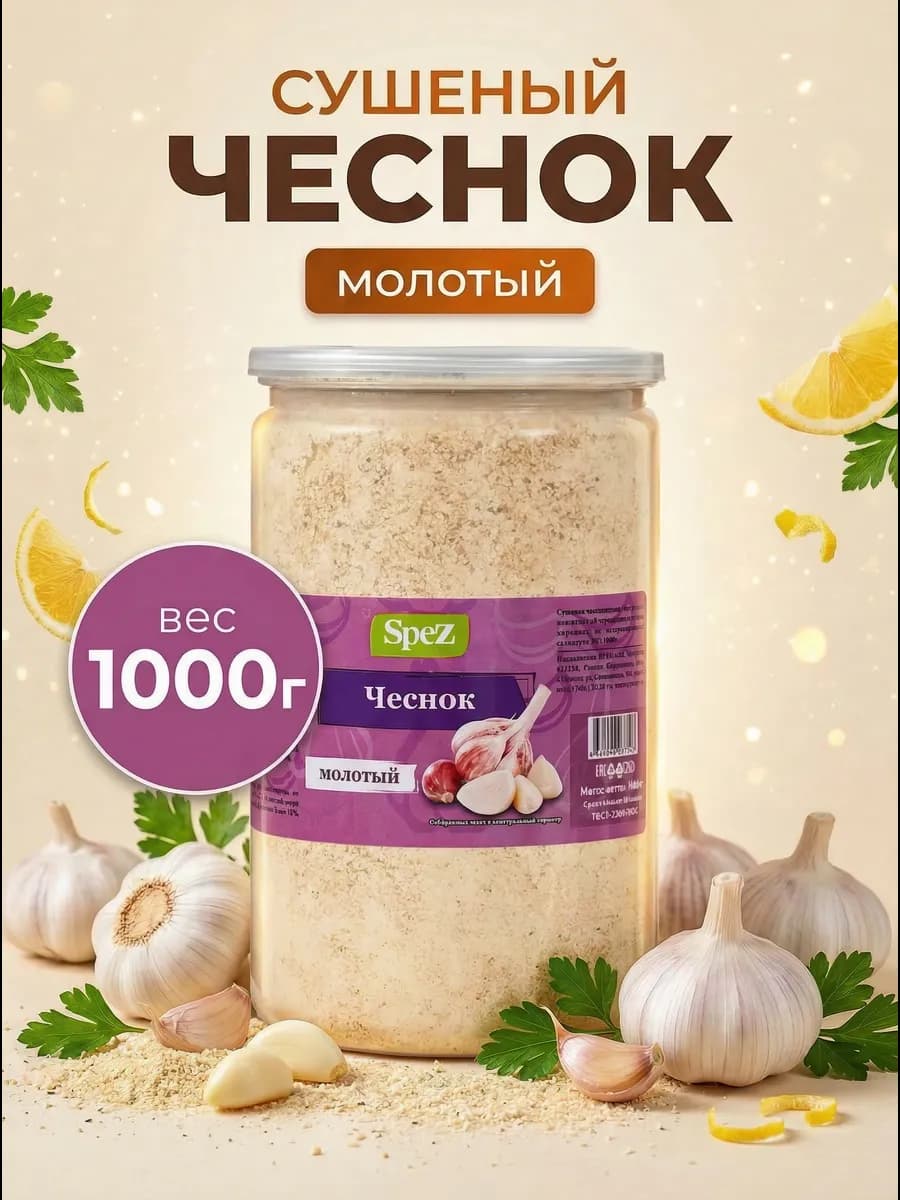 Чеснок сушеный молотый 1 кг