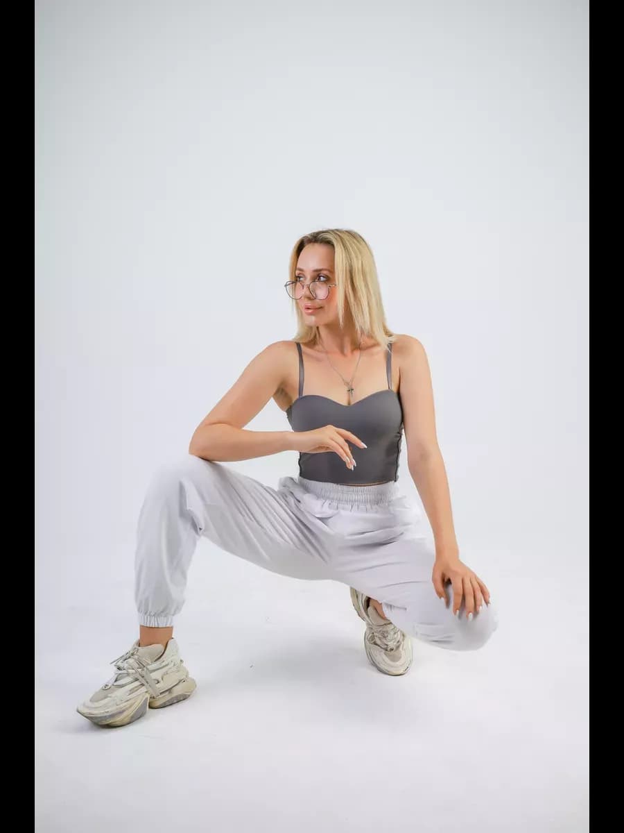 Брюки спортивные оверсайз джоггеры