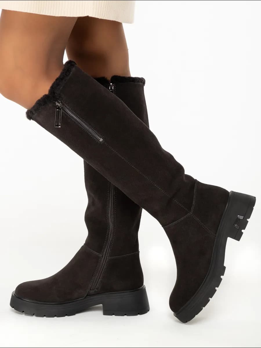 Сапоги женские зимние высокие