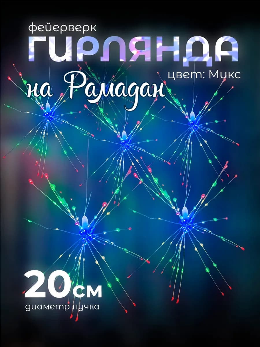 Новый год украшения для дома,гирлянда на окно 3 м