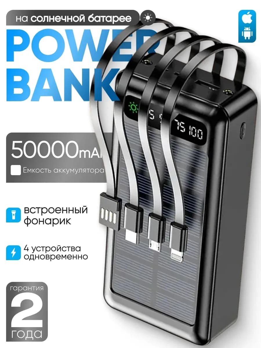 Повербанк для телефона андроид с быстрой зарядкой