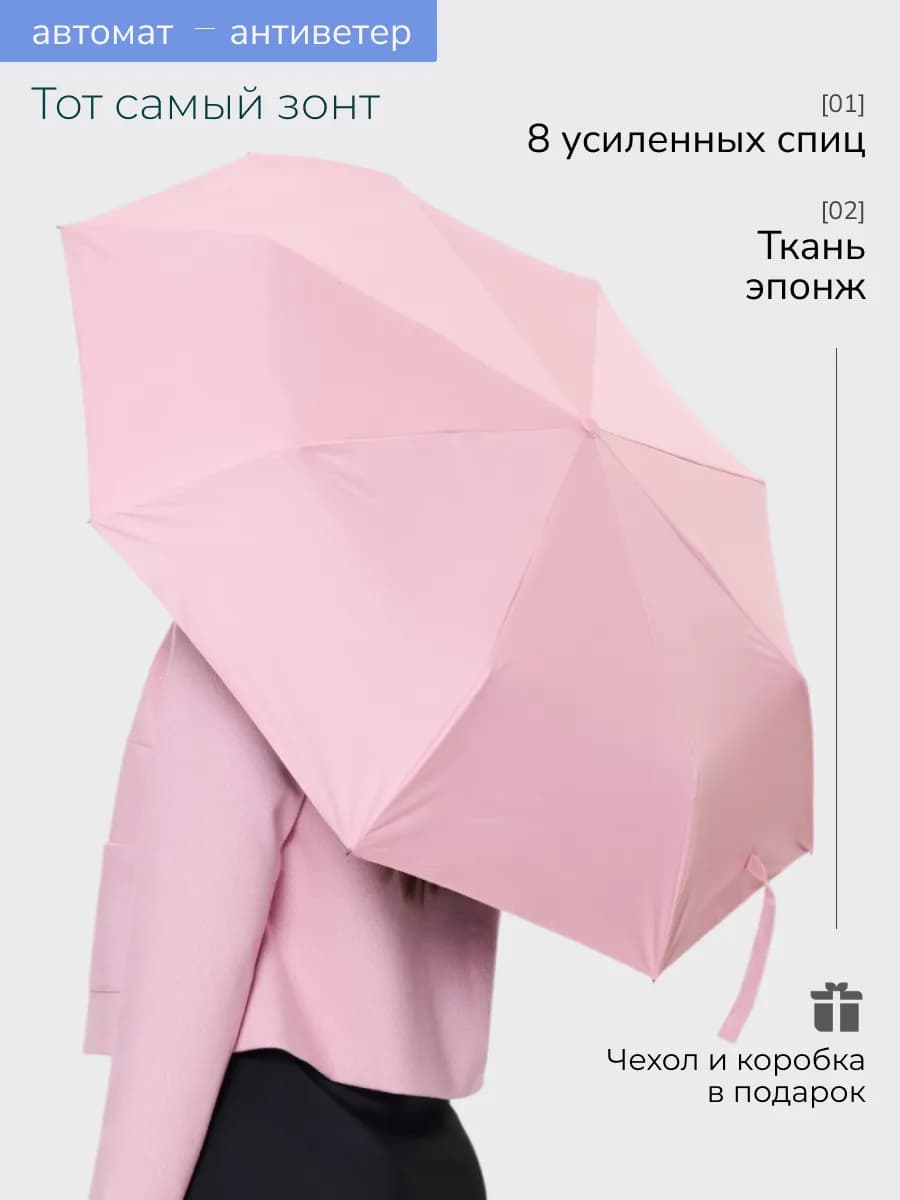 Зонт автомат антиветер 8 спиц
