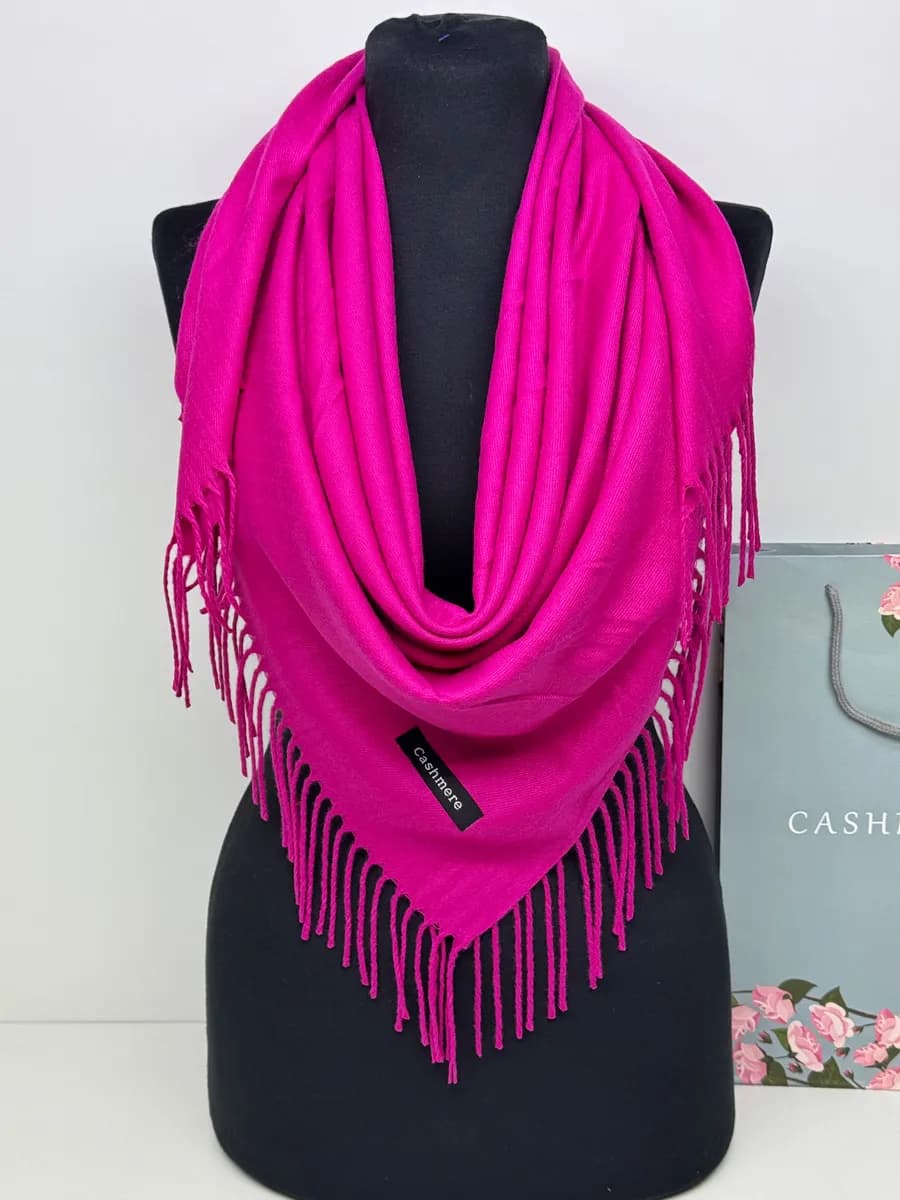 Платки теплые квадратные кашемир