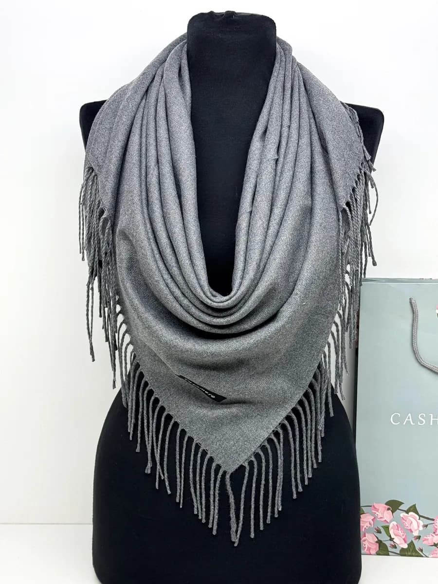 Платки теплые квадратные кашемир