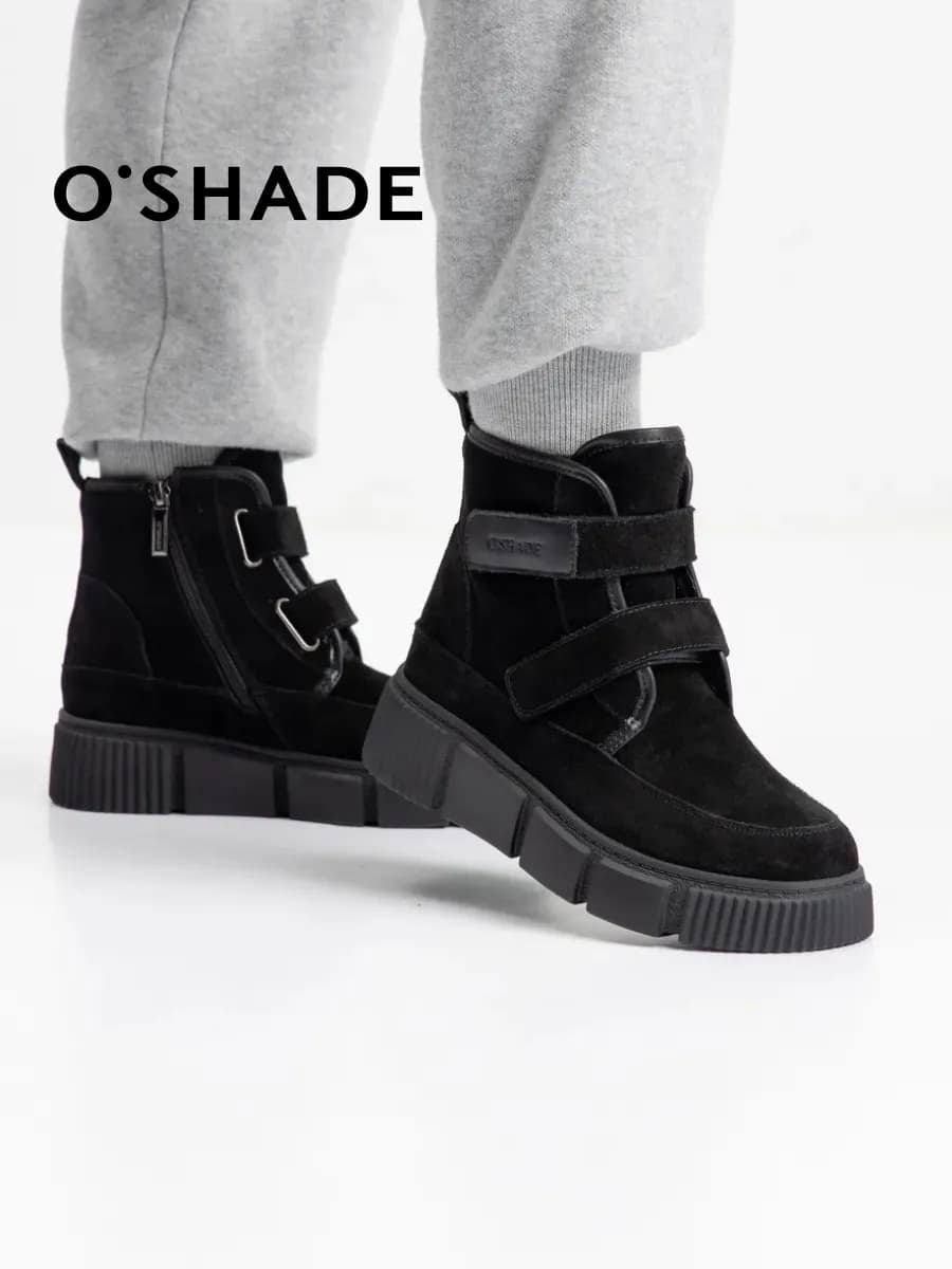 O'SHADE Ботинки женские зимние замшевые