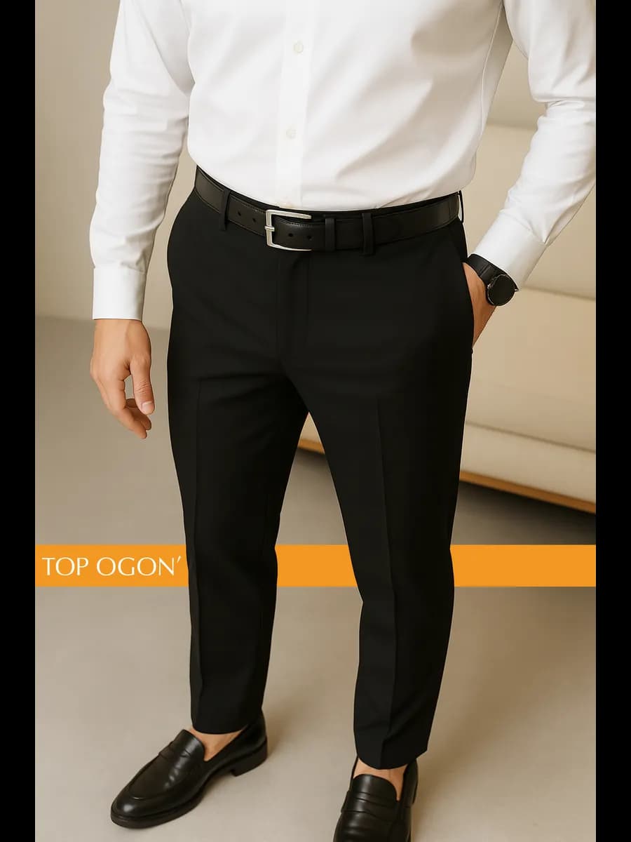 Брюки черные классические